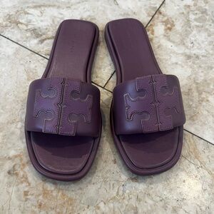 Tory Burch Women's Purple Slide Sandals
